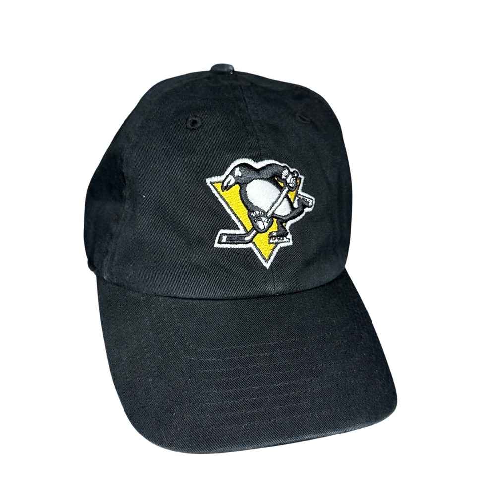 Pittsburgh Penguins NHL OTS Adjustable Black Dad Hat Baseball Cap OSFA